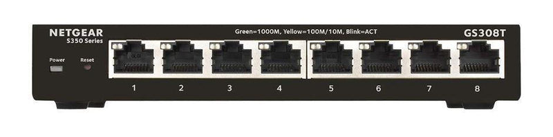 S350 Series 8-port Gigabit Ethernet Smart Managed Pro Switch