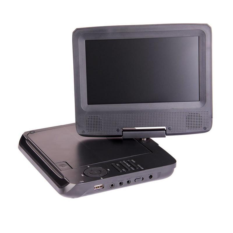 "Portable DVD Player 7"" with Bonus Pack (headrest mounts and earphones)"