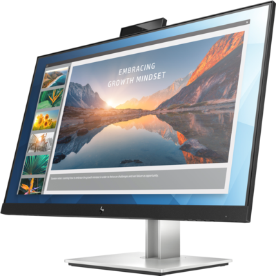 "HP E24d G4 - 23.8"" IPS Advanced Docking Monitor, 16:9, 1920x1080, HDMI+VGA+USB-C, 100W PD, Tilt, Swivel, Pivot, Height, Webcam, 3 Yrs"