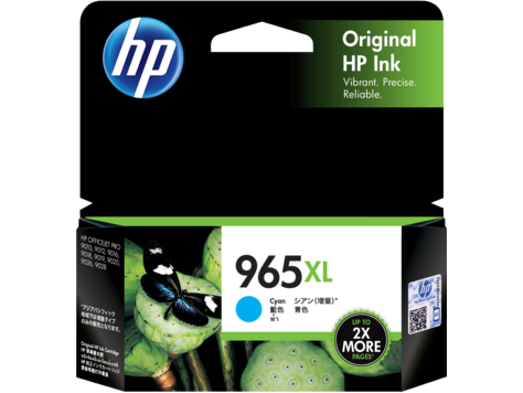 HP 965XL Cyan Original Ink Cartridge