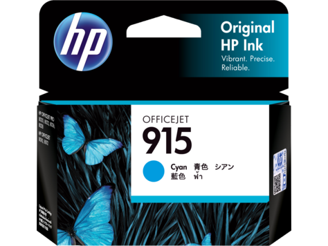 HP 915 Cyan Original Ink Cartridge