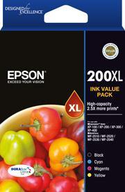 200XL High Cap DURABrite Ultra 4 ink Value Pack
