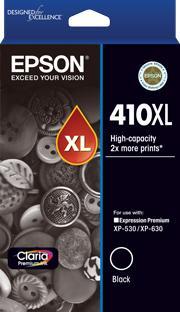 410XL High Capacity Claria Premium - Black Ink Cartridge (XP-530, XP-630)