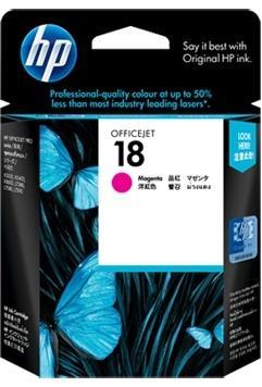 HP NO 18 MAGENTA INK CARTRIDGE