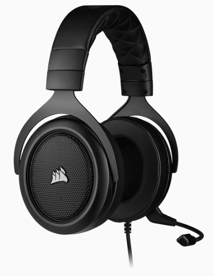 CORSAIR HS50 PRO STEREO Gaming Headset, Carbon