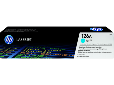 HP 126A Cyan LaserJet Print CP1025 Cartridge