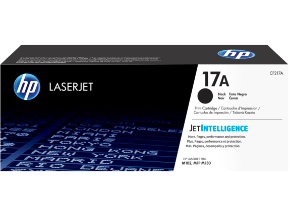 HP 17A Black LaserJet Toner Cartridge,1600 pg