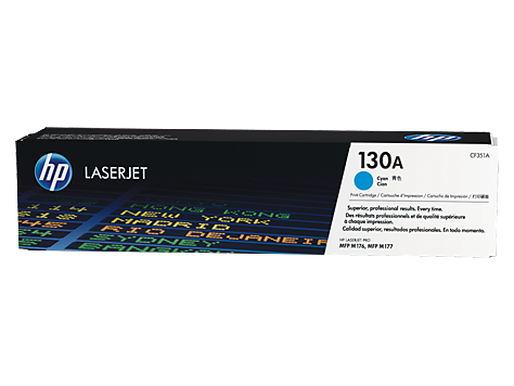 HP 130A Cyan LaserJet Toner Cartridge-M153/M176/M177