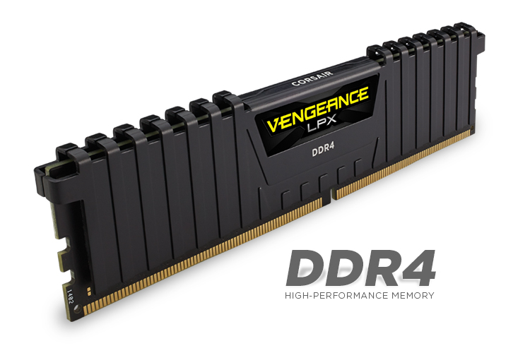 CORSAIR Vengeance LPX 16GB (2x8GB) DDR4 DRAM DIMM 2133MHz Unbuffered 13-15-15-28 Black Heat spreader 1.20V XMP 2.0