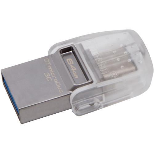 64GB DT microDuo 3C, USB 3.0/3.1 + Type-C flash drive