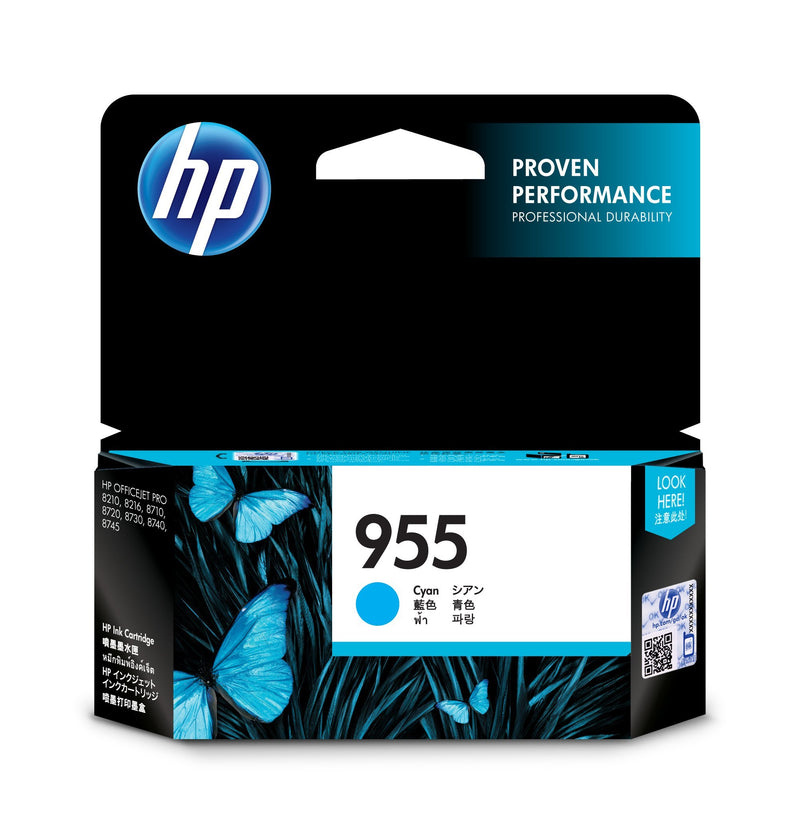 HP 955 Cyan Original Ink Cartridge