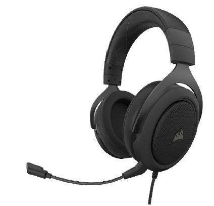 CORSAIR HS60 PRO SURROUND Gaming Headset, Carbon