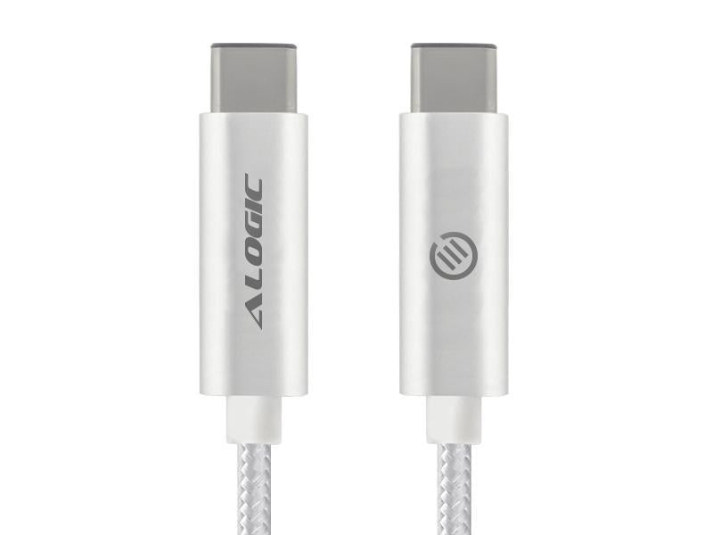 ALOGIC 1m USB 3.1 USB-C to USB-C - Male to Male - Silver - MOQ:3