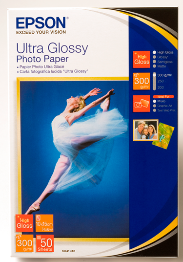 "ULTRA GLOSSY PHOTO PAPER 6 x 4"" 50 SHEETS"