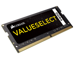 CORSAIR Value Select 16GB (1x16GB) DDR4 DRAM SODIMM 2133MHz Unbuffered 15-15-15-36 1.20V