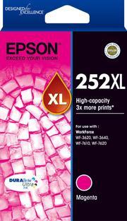 252XL High DURABrite Ultra Magenta ink - WF-3620, WF-3640, WF-7610, WF-7620, WF-7725