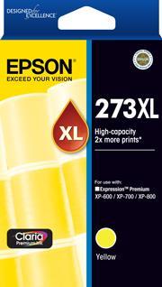 273XL High Capacity Claria Premium Yellow ink