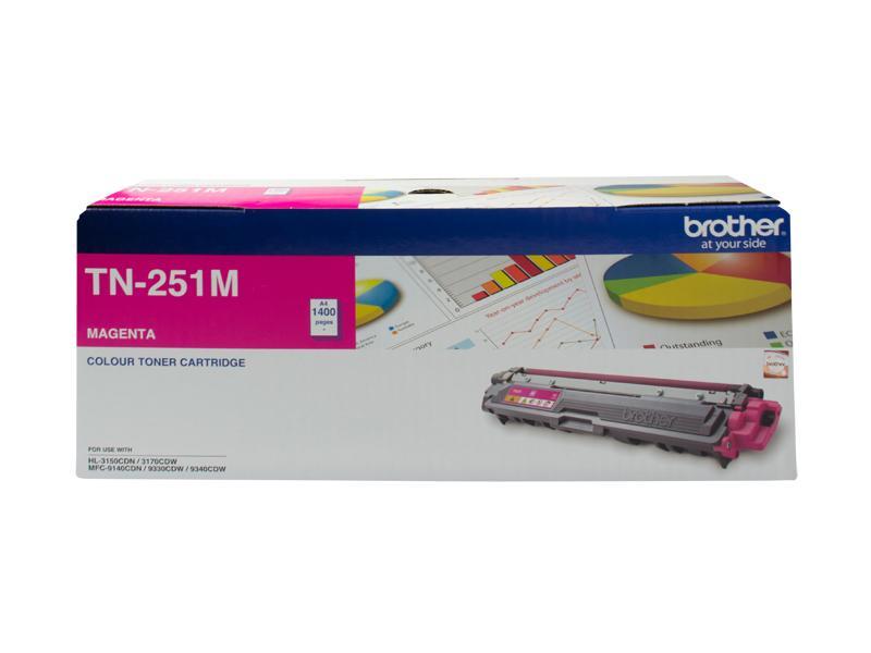 MAGENTA TONER CARTRIDGE TO SUIT HL-3150CDN/3170CDW/MFC-9140CDN/9330CDW/9340CDW (1,400 Pages)