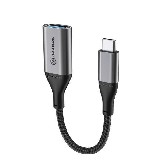 ALOGIC 15CM Super Ultra USB-C to USB-A Adapter - Space Grey  Input: USB-C ( USB 3.1 Gen 1) 5 Gbps) Output: USB-A Adapter    - MOQ:3