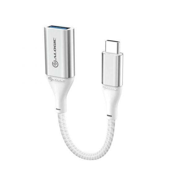 ALOGIC 15CM Super Ultra USB-C to USB-A Adapter - Silver Input: USB-C ( USB 3.1 Gen 1) 5 Gbps) Output: USB-A Adapter    - MOQ:3