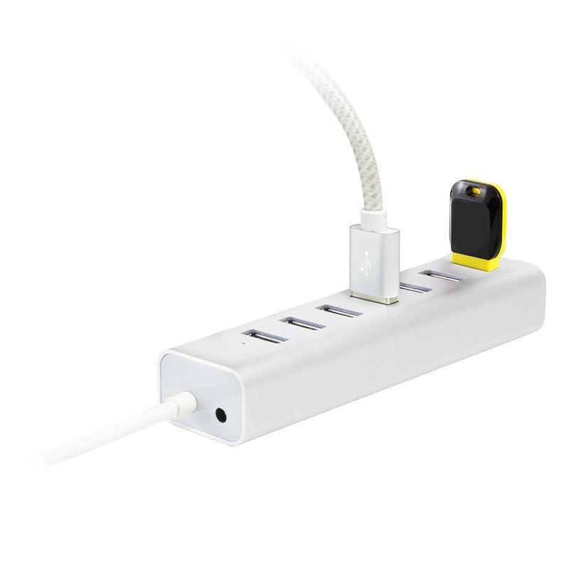 ALOGIC 7 Port USB Hub - Aluminium Unibody with Power Adapter - Prime Series  - MOQ:2