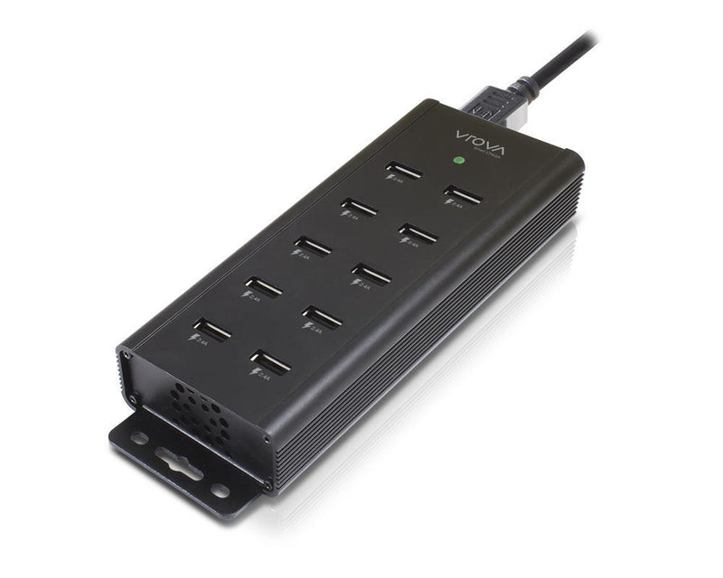 ALOGIC 10 Port USB Charger with Smart Charge - 10 x 2.4A Outputs (100W) - Prime Series  - MOQ:1