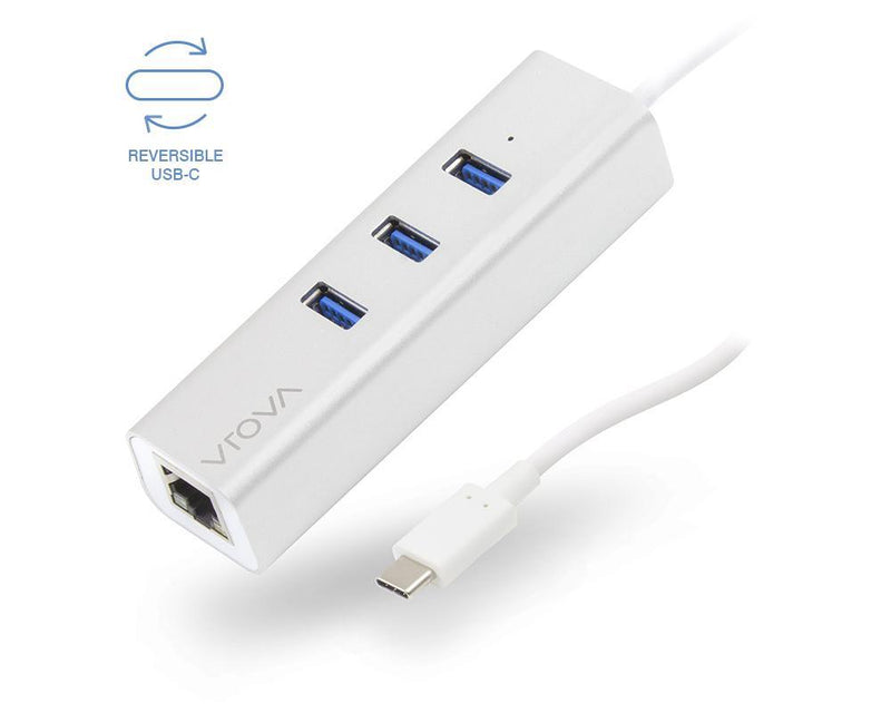 ALOGIC USB-C to Gigabit Ethernet & 3 Port USB Hub -Prime Series  - MOQ:2
